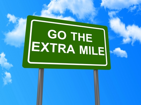What Going the Extra Mile Says About you